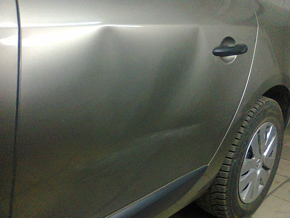 Ремонт двери без покраски до