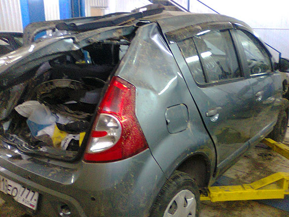 Восстановление Рено Сандеро до